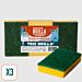 SPUGNE ABRASIVE TRIS 8x12CM - 3PZBriantina