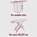 COPRIASSE DA STIRO - LACCETTI - 120x68CMBriantina
