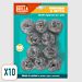 SPUGNETTE ACCIAIO INOX - MONOUSO - 10PZBriantina