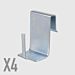 GANCI PER TENDINE VETRO 5MM  - 4PZBriantina