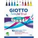 GIOTTO PENNARELLI TURBO SOFT BRUSH - 10PZGiotto