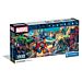 PUZZLE 1000PZ PANORAMA MARVEL HEROES VS VILLAINClementoni