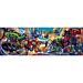 PUZZLE 1000PZ PANORAMA MARVEL HEROES VS VILLAINClementoni