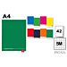 QUADERNO MAXI PIGNA COLOURS 42FF/SH 5MPigna