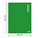 BM QUADERNO SPIRALATO A4 FORATI 140FG - QUADRETTI 5MMBm Be More