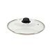COPERCHIO VETRO TEMPERATO CM26BORDO INOX E SFIATO VAPORE C/CGnali