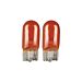 LAMPADINA MONOLUCE VETRO ARANCIONE WY5W - 12V/5W - 2PZOto Top