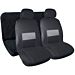 Star - Coprisedile Set Completo per Auto - NeroOto Top