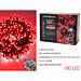 Catena Verde 180 LED Rosso - Esterno 7,2mDictrolux