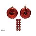 Set 10 Palline di Natale Ø6cm - RossoVestiamo Casa