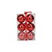 Set 6 Palline di Natale Ø10cm - Disco RossoNataluna