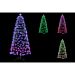 Albero Natale Verde 150cm/185LED - Fibre Ottiche MulticolorNataluna