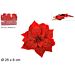 Poinsettia con Pinzetta 25cm - RossoDue Esse