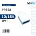 Presa Volante 2P+T 10/16A Bipasso - BiancoExtrastar