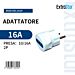 Adattatore Spina 16A 2P - 1 Presa 10/16AExtrastar