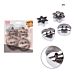 DC CASA STAMPO DOLCI ACCIAIO SMILE 7CM 4PZDc Casa