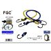 LEGABAGAGLI IN CORDA ELASTICA CON GANCI 40CM*8MM 2PZFgc