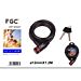 LUCCHETTO PER BICI C/CHIAVE TY511E 12MM*1200MMFgc