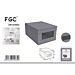 FGC Box Custodia 25x35x16cm - GrigioFgc