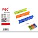 Mollette in Plastica 9,4cm Colorate - 20pzFgc