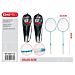 EMI Racchette da Badminton - 20,5x65cmEmi