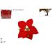 Poinsettia con Pinzetta 20cm - RossoDue Esse