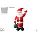 Babbo Natale Gonfiabile con Luci - 180cmDue Esse