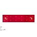 Runner Natalizio in Tessuto Rosso - 40x180cmDue Esse