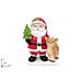 Statuetta Babbo Natale con Cerbiatto - 17cmDue Esse