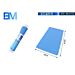 TAPPETO ANTISCIVOLO SCACCHIERA BLU -  68x38CMBm