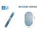 TAPPETO ANTISCIVOLO BUBBLE - BLU 67x38CMBm