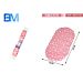 TAPPETO ANTISCIVOLO OVALE - ROSA - 67x34CMBm