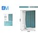 TENDA DA DOCCIA - TURCHESE - 180x200CMBm