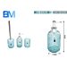 DISPENSER SAPONE IN VETRO - AZZURROBm