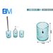 BICCHIERE BAGNO IN VETRO - AZZURROBm