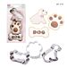 DC CASA STAMPO DOLCI ACCIAIO CANE 5-8CM 3PZDc Casa