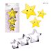 DC CASA STAMPO DOLCI ACCIAIO STELLA 4,5-8,5CM 3PZDc Casa