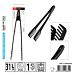 DC CASA L/BLACK PINZA SPAGHETTI NYLON 31CMDc Casa
