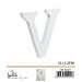 LETTERA "V" IN LEGNO - 11x1,2CM - 1PZGev