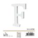 LETTERA "F" IN LEGNO - 11x1,2CM - 1PZGev