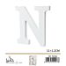 LETTERA "N" IN LEGNO - 11x1,2CM - 1PZGev