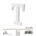 LETTERA "T" IN LEGNO - 11x1,2CM - 1PZGev