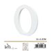 LETTERA "O" IN LEGNO - 11x1,2CM - 1PZGev