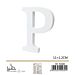 LETTERA "P" IN LEGNO - 11x1,2CM - 1PZGev