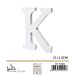 LETTERA "K" IN LEGNO - 11x1,2CM - 1PZGev