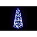 Albero Natale Verde 150cm con Fibre Ottiche Bianco/BluNataluna