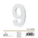 NUMERO "9" IN LEGNO - 11x1,2CMGev
