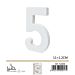 NUMERO "5" IN LEGNO - 11x1,2CMGev