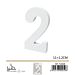 NUMERO "2" IN LEGNO - 11x1,2CMGev