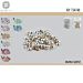 DIAMANTI DECORATIVI - COLORI ASSORTITI 8MM - 60PZGev